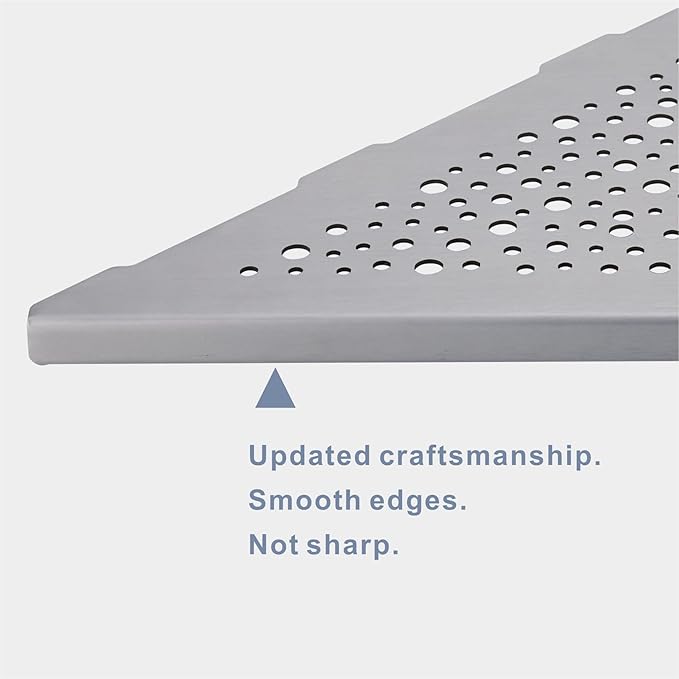 HIDROP Corner Shower Shelf 10" Triangular (Brushed)