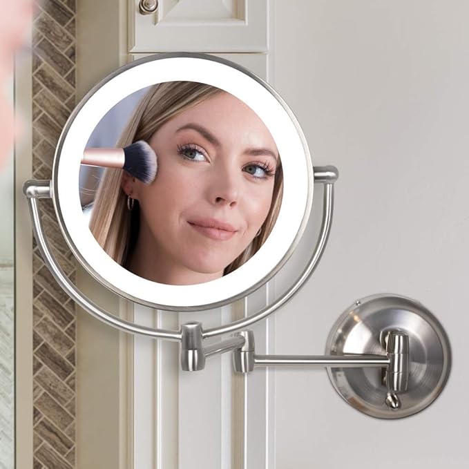 2Pack Makeup Mirror LED Bulbs Replacement Mirror 20W RP34B Light Bulb fits BE151T BE71CT BE47X BE47BR for Cosmetic Vanity Makeup Mirror with Single Double Sided Lighted Magnification (3000K)