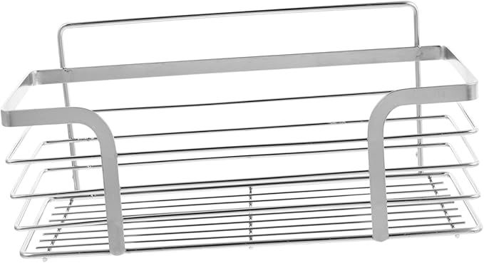 Zerodeko Stainless Steel Wire Shelving Bathroom Kitchen Storage Rack No Drill Punch Design Ventilated Storage Shelf Organizer