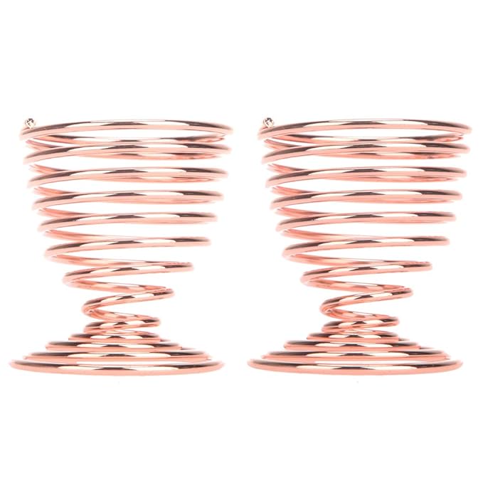 Seribrmo 2pcs Makeup Sponge Holder (Rose Gold)