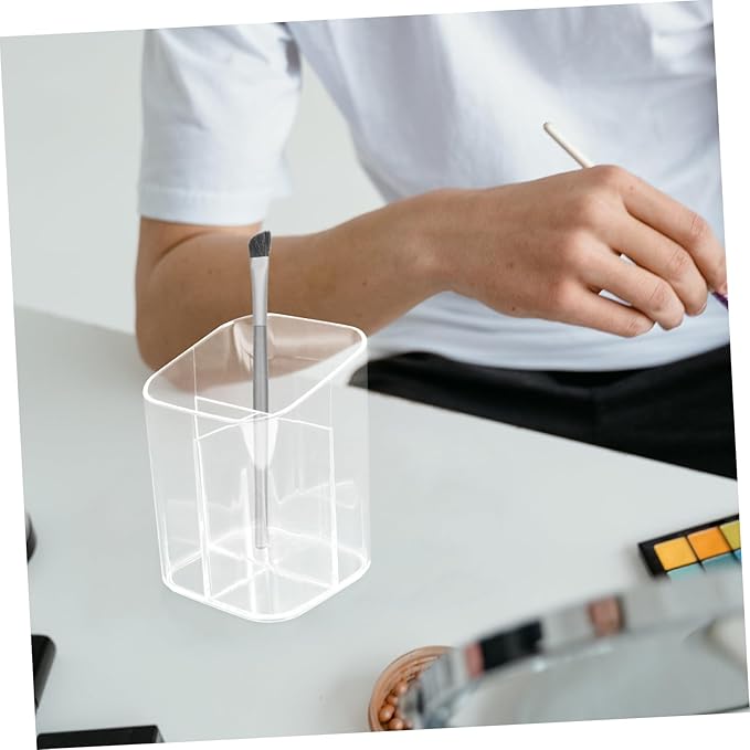 Abaodam Cosmetic Brush Holder Makeup Brush Stand Skincare Holder Desktop Organizer