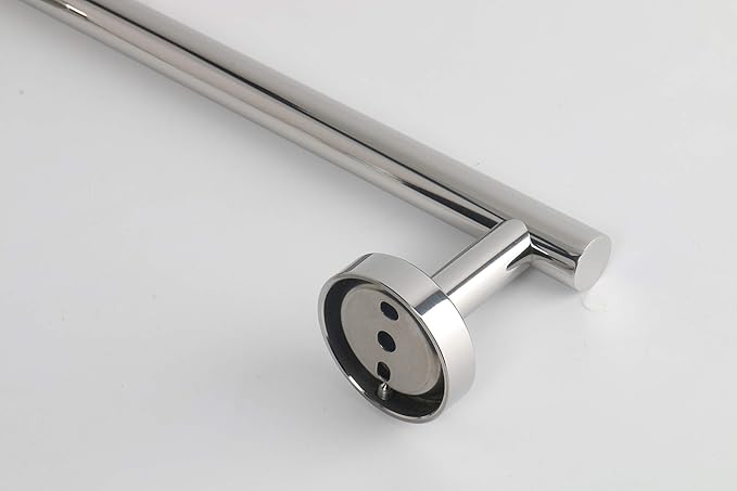 TocTen Bath Towel Bar - Thicken SUS304 Stainless Steel Bathroom Towel Holder, Towel Rod for Bathroom Heavy Duty Wall Mounted Towel Rack Hanger (24IN, Chrome)