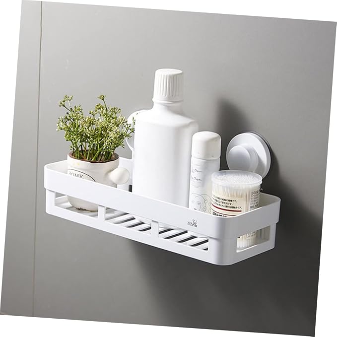 ABOOFAN Hanging Shelves Floating Shelf Bathroom Wall Decor Space-Saving Storage Non-Punch Design