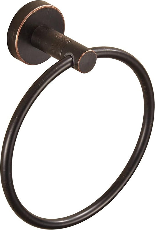 BigBig Home Bronze Towel Holder, Bathroom Towel Ring Oil Rubbed, Bath Hand Towel Rack Hanger Wall Mounted Rustic Farmhouse