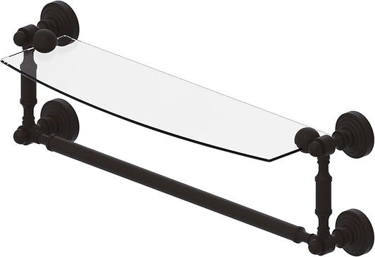 Allied Brass WP-33TB/18-SN Glass Shelf, 24-Inch x 5-Inch, Brushed Bronze