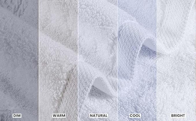 Utopia Towels 16 Pack Premium Bath Towels Set, 27 by 54 Inches, 100% Ring Spun Cotton 600GSM, Lightweight and Highly Absorbent Quick Drying Towels, Perfect for Daily Use, White
