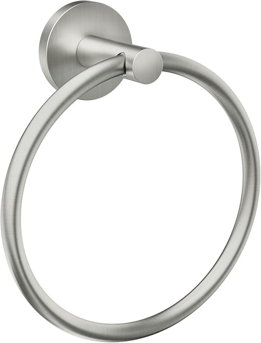 Moen Y5785BN Modern Bathroom Hand Towel Ring, Brushed Nickel