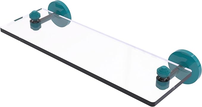 Allied Brass South Beach Collection Glass Vanity Shelf with Beveled Edges