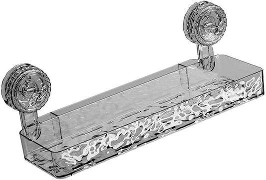 Strong Suction Bathroom Shelf Space Saving Easy Installation for Smooth Surfaces Great for Organizing Toiletries