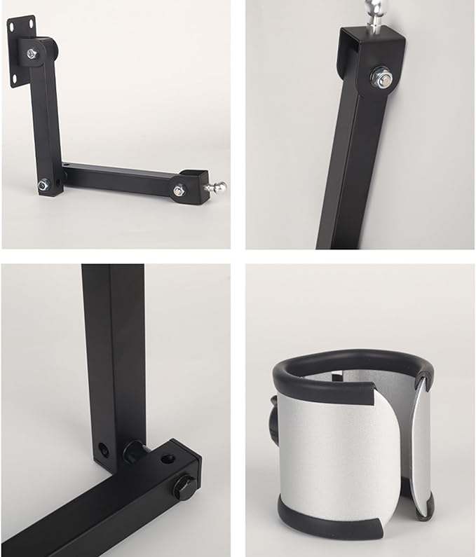 Multifunctional Wall Mounted Shelf for Blow Dryers Combs Brushes Heat Safe Materials Multifunctional Bathroom Shelf