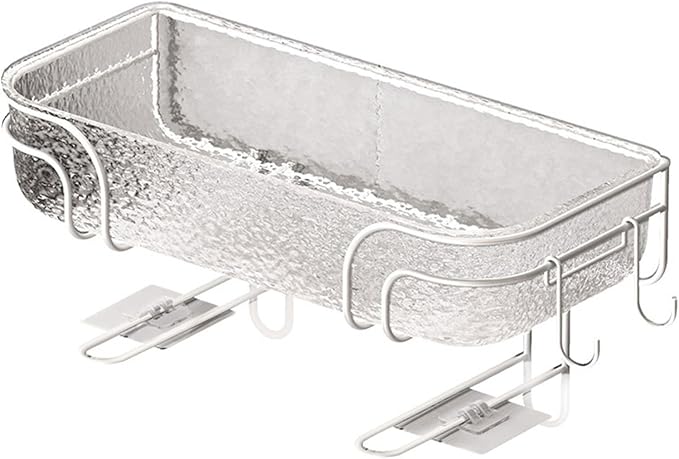 Wall Mounted Bathroom Shelves Adhesive Bathroom Shelf Functional Hanging Storage Holder Rack for Home Decors Home Decors Accessory