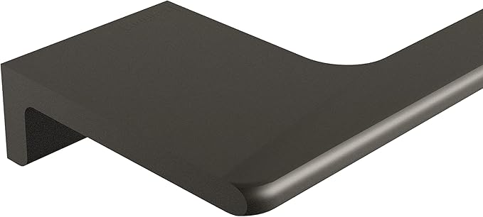HELVEX Access Collection Small Towel Bar Bathroom Accessory, Bathroom Towel Holder Bathroom Hardware, Matte Black Finish UACC-109-MB
