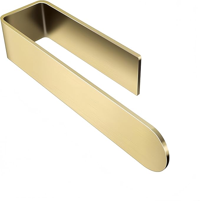 SEIDO Hand Towel Holder, Heavy Duty Self Adhesive Towel Bar ?€? No Drill Stick on Wall, SUS 304 Stainless Steel Towel Rack for Small Bathroom, Kitchen, RV, Brushed Gold