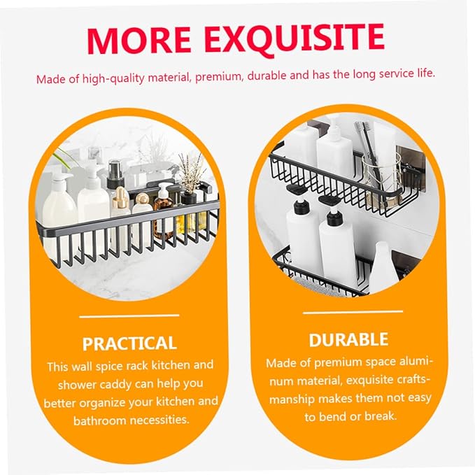 GLEAVI Punch Toilet Storage Rack Bathroom Shelf Wall Mounted Organizer for Toothbrushes Cups and Toiletries Easy Installation