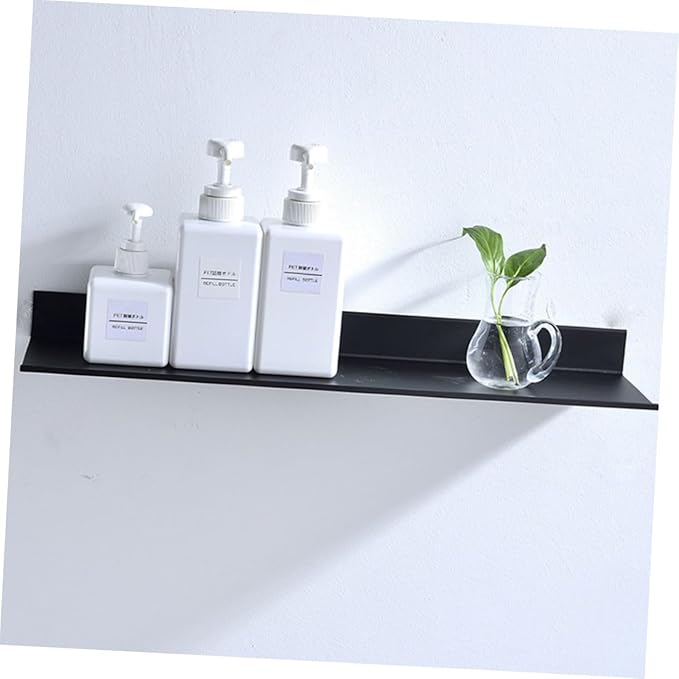 OUNONA 5sets Metal Bathroom Shelves Wall Mounted Storage Racks for Bathroom Easy Installation Stylish Design Space Saving Organization for Home Decor 2pcs*5