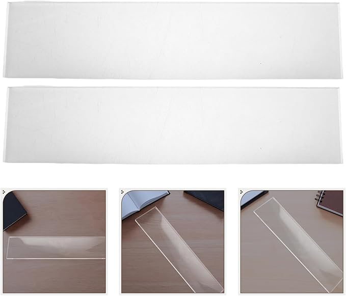 Holibanna Acrylic Medicine Cabinet Shelf Replacement for 13 Inch Cabinet 2pcs Floating Bathroom Storage Organizer Shelves
