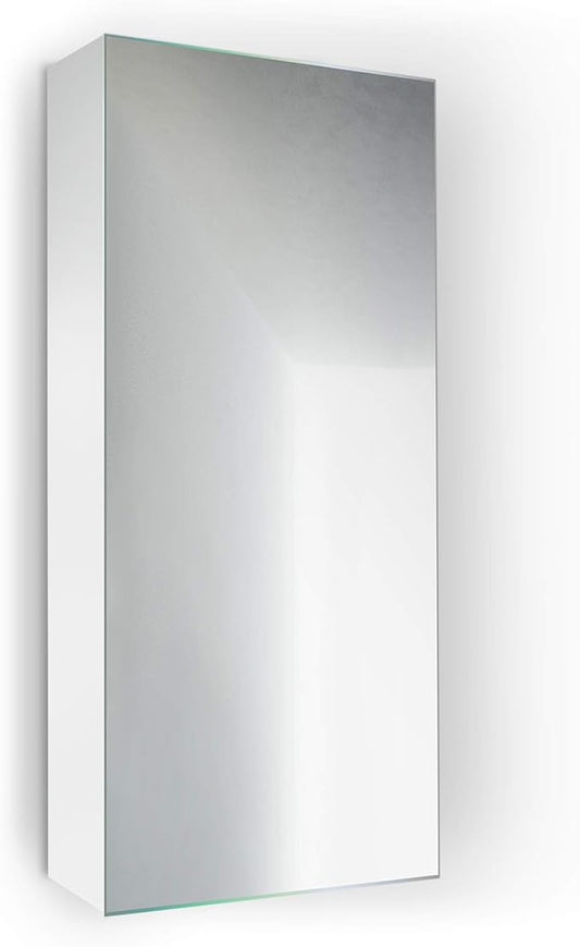 Krugg Medicine Cabinet | Recess or Surface Mount | Blum Hinge 170 Degree Soft Close | (12"x30")
