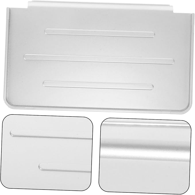 OSALADI 4pcs Bathroom Organizer Wall-mounted Phone Shelf Storage Rack Elegant Design