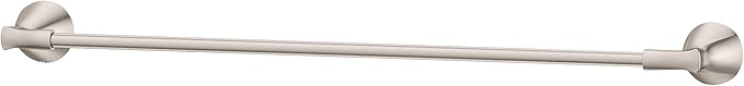 Pfister Willa Bath Towel Bar for Bathroom, 24-Inch, Wall-Mounted, Screw-In, Brushed Nickel Finish, BTBWLL2K