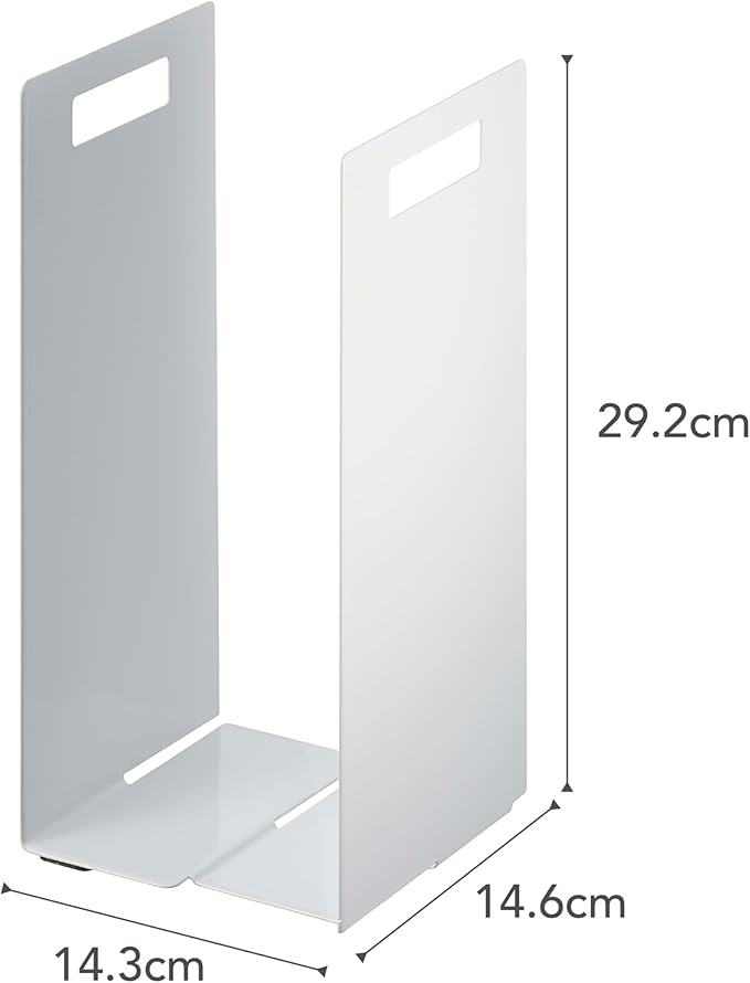 Yamazaki Home Tower Interlocking Towel Organizer - Bathroom Storage Shelf Rack - Steel