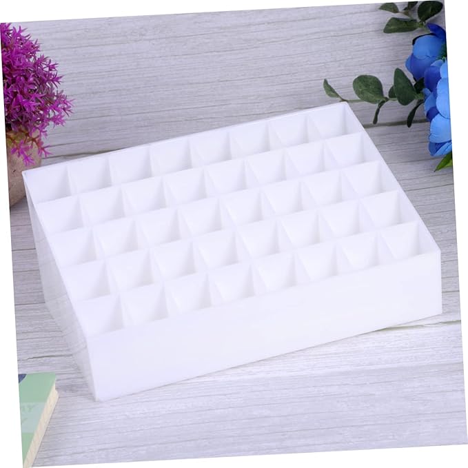 Slots Lipstick and Makeup Organizer Creative Storage Box for Lipsticks and Jewelry Cosmetic Desk Organizer for Home and Shop Use