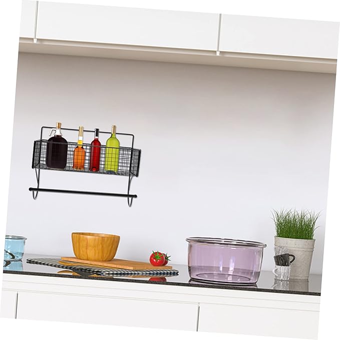 Holibanna Toilet Storage Rack Kitchen Storage Shelf Bathroom Shelving Wall-Mounted Rack Floating Shelves