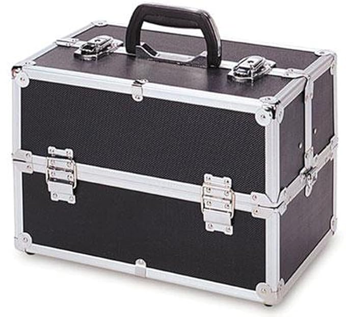 Extendable Trays with Shoulder Strap, Black Dot Finish, 14 X 8-1/2 X 9-1/4, 8 Pound