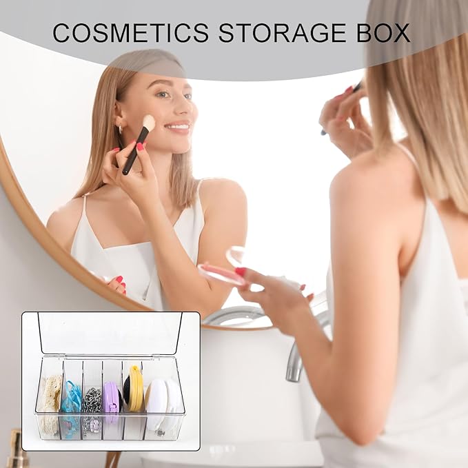 Lash Cart Organizers for Lash Techs Acrylic Eyelash Extension Supplies Makeup Storage Container Display Box Clear