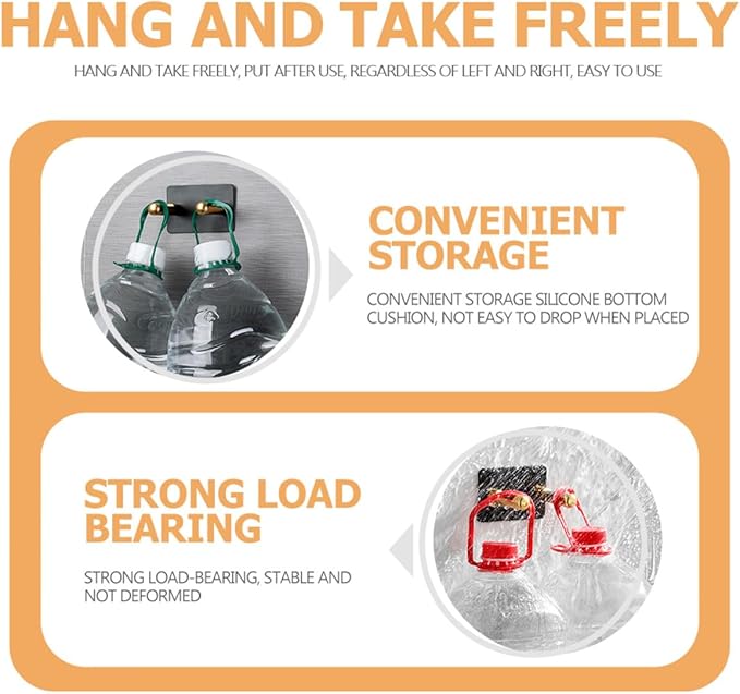 FRCOLOR Punch-Free Hair Dryer Holder Wall Mount Iron Storage Bracket with Plug Holder Bathroom Hair Dryer Stand Organizer for Home Bathroom Shelves