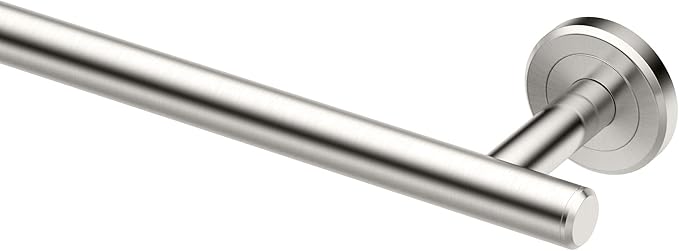 Gatco 4290A Latitude II 30-Inch Towel Bar, Wall Mounted Bathroom Towel Holder, Satin Nickel