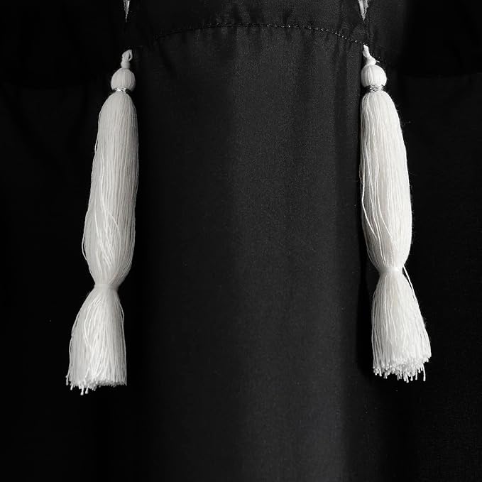 Lush Decor Boho Medallion Shower Curtain Single 72" W x 72" L Black - Boho Shower Curtains for Bathroom Decor - Black Bathroom Curtain