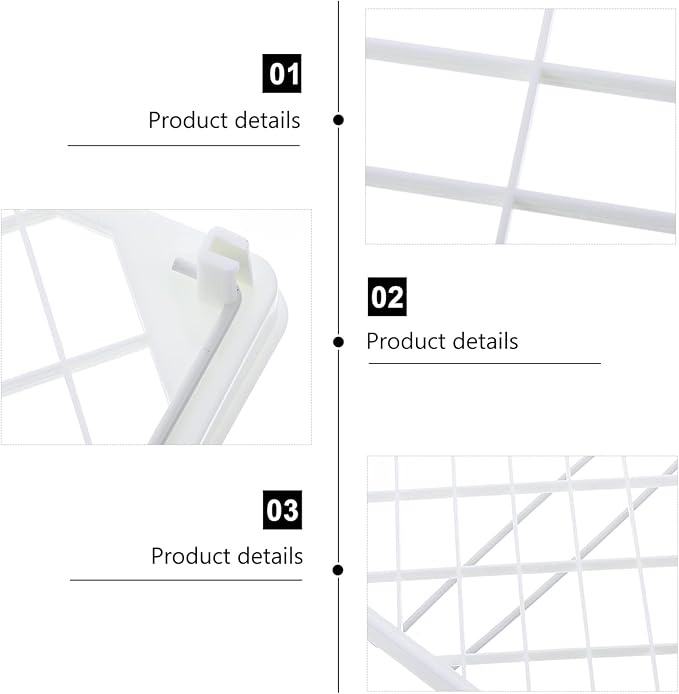 Holibanna 2pcs Cosmetics Storage Shelf Plastic Makeup Organizer Bathroom Shelves