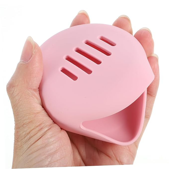 Ipetboom Silicone Makeup Puff Case Portable Makeup Sponge Holder for Travel Compact Powder Puff Storage Box for Women Lightweight and Sturdy Design for Makeup Organization