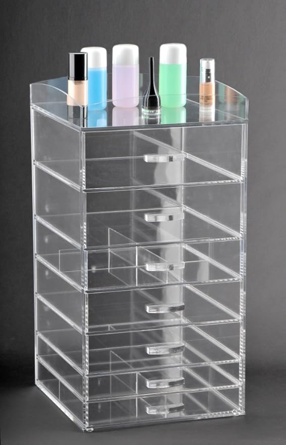 Clear Acrylic Makeup Top Caddy for A5, A7, and A7R Organizers