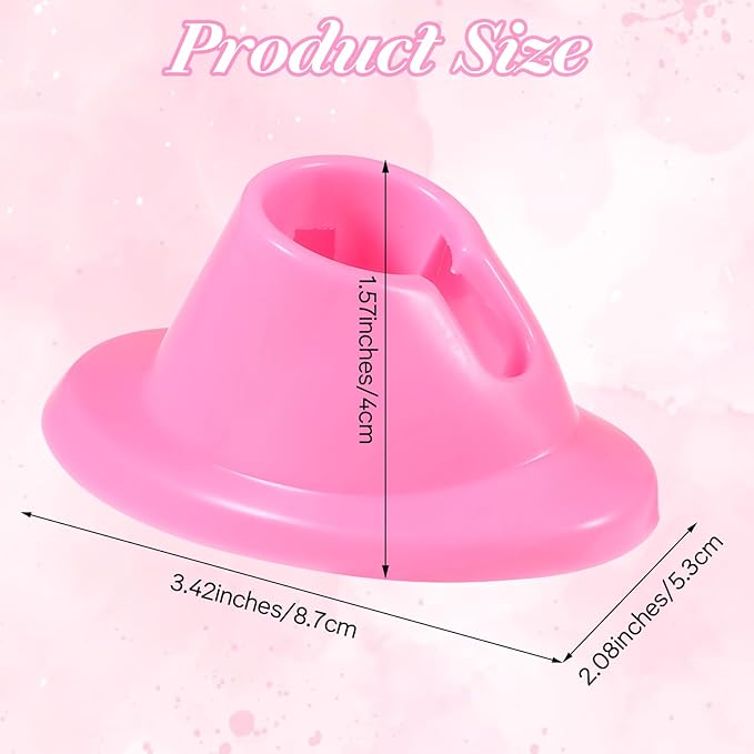 2 Pieces Soft Rubber Nail Polish Bottle Holder Spill-proof Storage Rack Display Stand Durable for Nail Salon Foot and Hand Care Display Art Tools