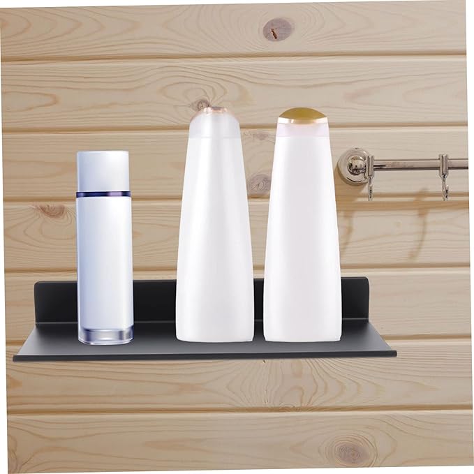 Cabilock Bathroom Wall Hanging Storage Shelf Aluminum Organizer for Sundries Towels and Toiletries Easy Installation Design Space-Saving for Home and Office Use