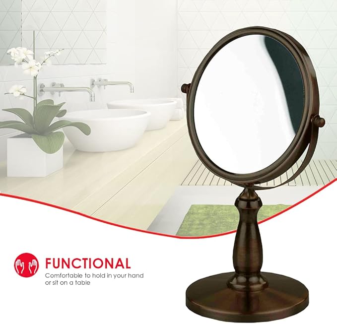 Home Basics CM44379 6 Inch Cosmetic Mirror Two-Sided