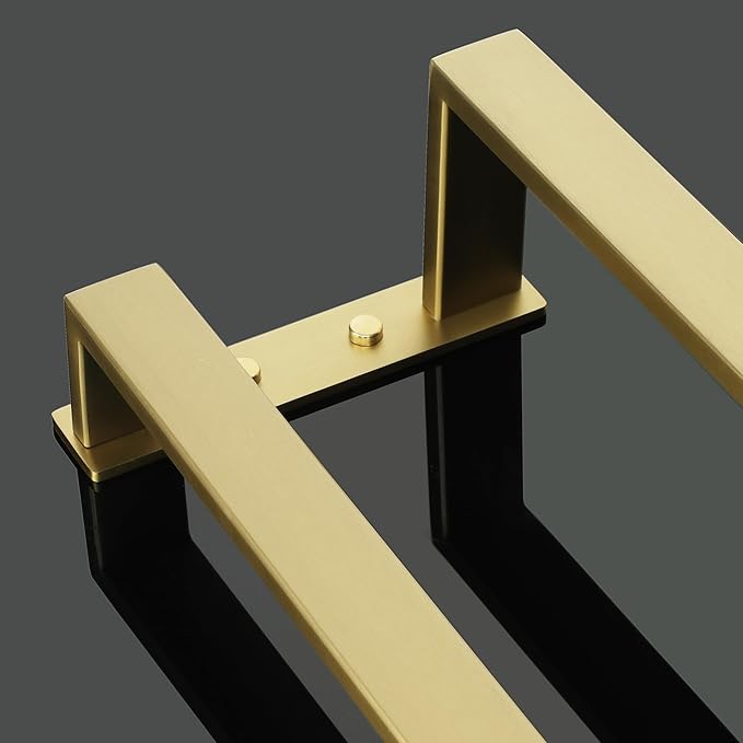 Alise Double Towel Bar, 24" Towel Racks for Bathroom Wall Mounted SUS304 Stainless Steel, Heavy Duty Bathroom Towel Holder, Quick Drying Towel Hanger, Brushed Gold