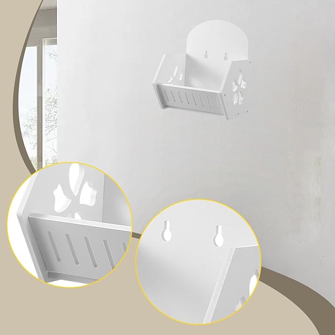 Wall Mounted Bathroom Shelf Makeup Container Storage Bin Kitchen Spice Shelf for Bedroom , single layer