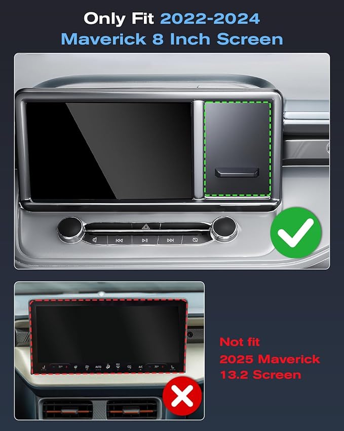 for Maverick 2022-2024 Console Console Storage Drawer Magnetic Design Slides Smoothly - [OEM Fit& 100% Stable] - Cubby Storage Box with Silent Mat - Thickened ABS Material
