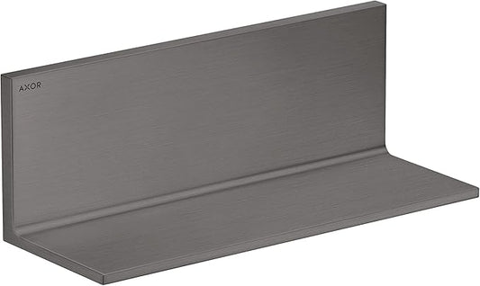 AXOR Universal Rectangular Shelf, 12" in Brushed Black Chrome, 42644340