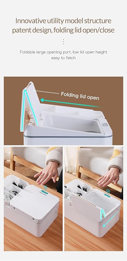 Desktop multi-compartment storage box