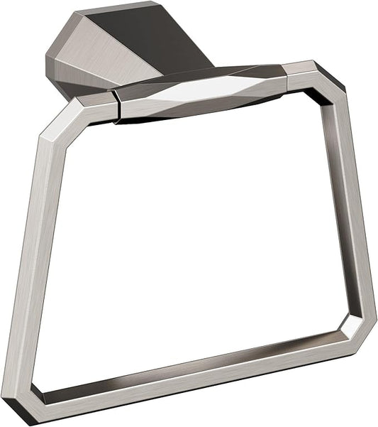 Amerock BH36042 St. Vincent 5-9/16" Wall Mounted Towel Ring - Brushed Nickel