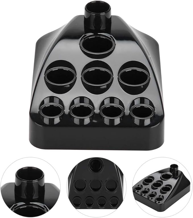 Pen Holder Stand & Ink Cup Holder, Semi Permanent Makeup Tool Ink Rack with Pigment Storage Tray, Artist Drawing & Supply Organiser