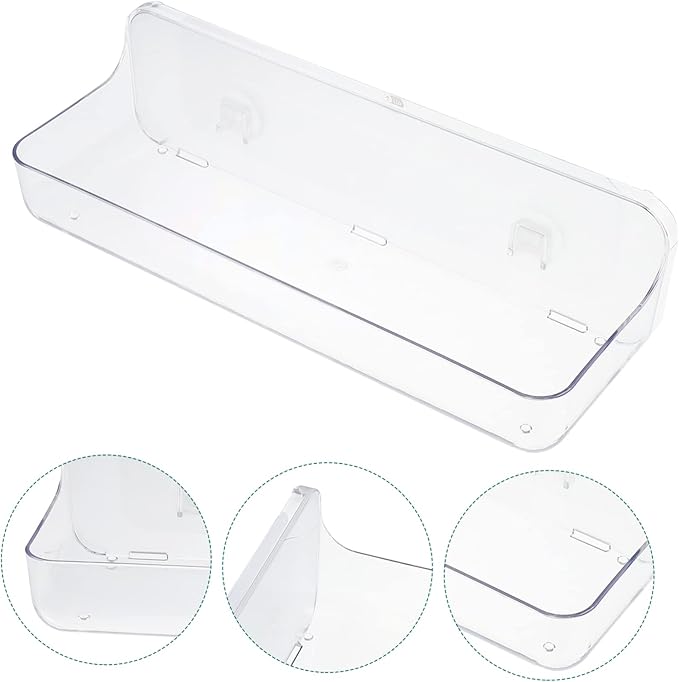 Cabilock Bathroom Organizer -mounted Storage Shelf for Bathroom Easy to Use No Drill Needed