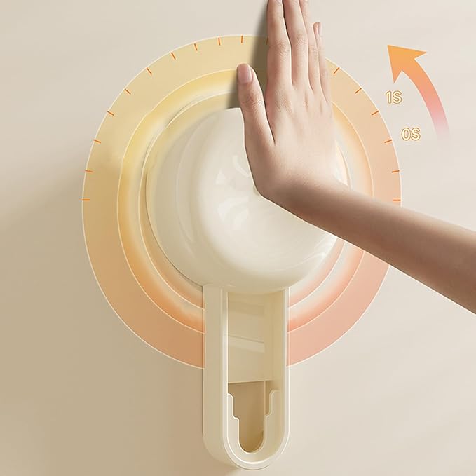 Suction Cup Corner Shelf Bathroom Shelf No Drilling Space Saving Waterproof ABS