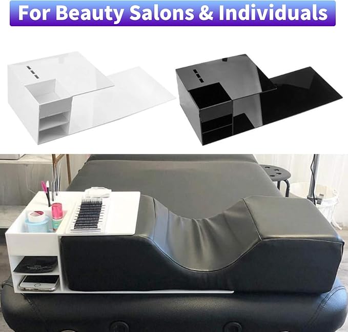 Eyelash Extension Pillow Shelf Stand, Makeup Tool Display Cabinet Shelves, Tool Organizer For Eyelash Extension Pillow - Black