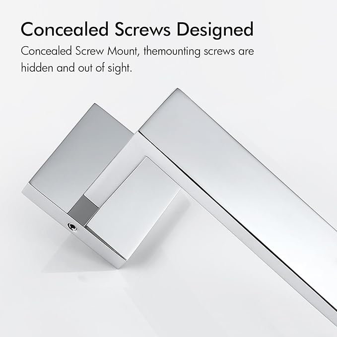 BANOLUX Towel Rack, 16-Inch Single Towel Bars for Bathroom, Towel Racks for Bathroom Wall Mounted SUS304 Stainless Steel Hand Towel Holder Organize Heavy Duty, Chrome Towel Bar