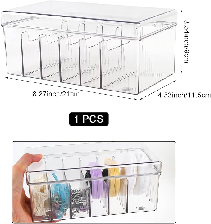 Lash Cart Organizers for Lash Techs Acrylic Eyelash Extension Supplies Makeup Storage Container Display Box Clear
