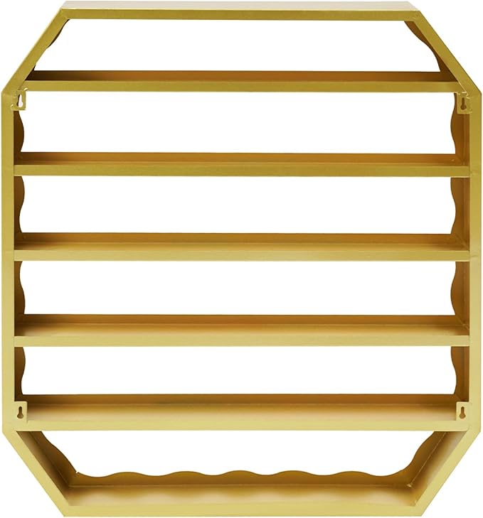 Wall-Mounted Nail Polish Storage Racks Gold Display Rack Cosmetic Display Case Metal Nail Polish Racks for Nail Salons, Spas, Stores